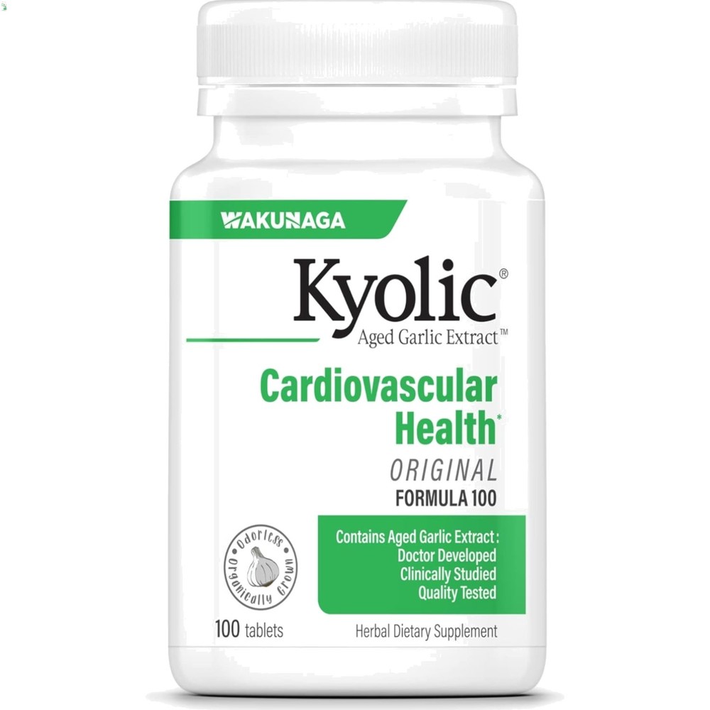 Aged Garlic Extract Formula 100, Cardiovascular Health*, 100, Tablets.
