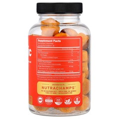 Turmeric, Natural Tropical Fruit, 60 Vegan Gummies