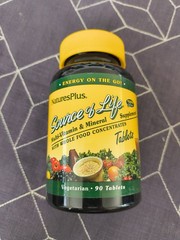 Nature’s Plus Source of Life Multi-Vitamin & Mineral Supplement 90 tabs 9/30/26
