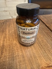 Pure Natural Whole Psyllium Husk Powder Capsules – 660mg Capsules 100 Pure Un…