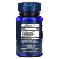 Trans Resveratrol Elite 30 Caps Life Extension Japanese Knotweed/Glactomannans