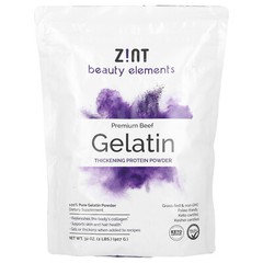 Zint Beef Gelatin Pure Protein 32 oz 907 g Dairy-Free, Gluten-Free, Grass-Fed,
