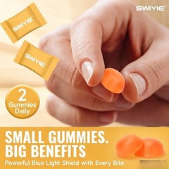 Swiyie Lutein & Zeaxanthin Gummies – Eye Health Support with Astaxanthin,Berry