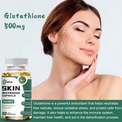 120 Capsules Skin Whitening Anti-aging Skin Health Dark Spots Removal Glutathion
