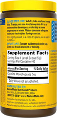 Micronized Creatine Monohydrate Powder 5g per Serving 200g Unflavored Support