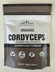 Lone Star Botanicals Organic Cordyceps Mushroom Extract 1 month supply