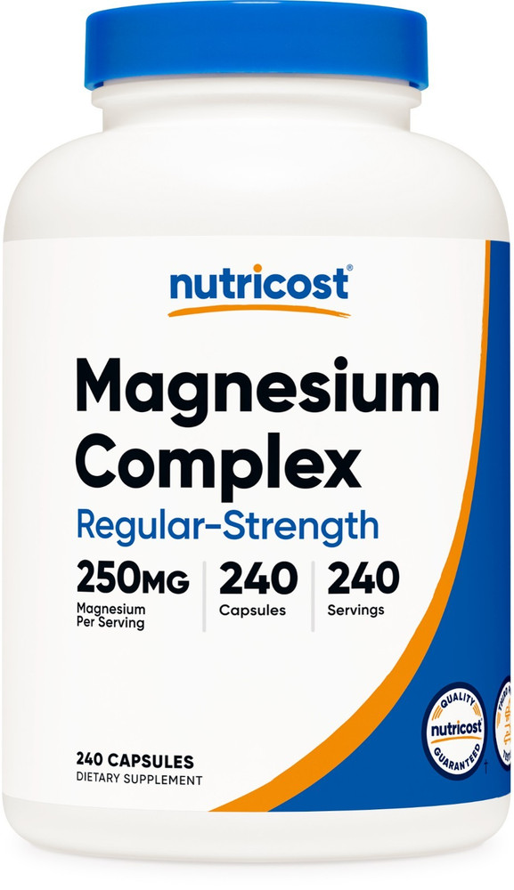 Nutricost Magnesium Complex 250Mg, 240 Capsules – Gluten Free and Non-Gmo