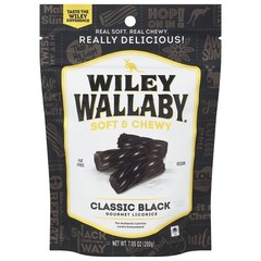 Wiley Wallaby – Licorice Classic Black – CS of 12-7.05 OZ
