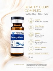 Vitamin Biotin Niacinamide Hair Skin Nails Beauty GlowComplex B Vitamins 10mL