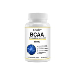 BCAA, Branched Chain Amino Acids 30 To 120 Capsules Support Muscle Health