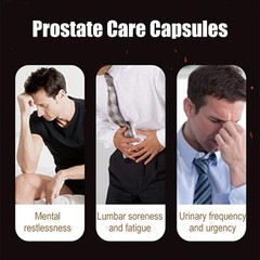 Prostate Health Capsules Support for Men’s Wellness 60pcs Organic Body Care NEW