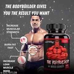 THE BODYBUILDER MASS GAINER CAPSULE FOR MUSCLE & WEIGHT GAIN (60 CAPSULES)