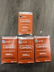 Qunol Turmeric Curcumin Extra Strength | 210 Capsules | 1000mg | Patented Tech