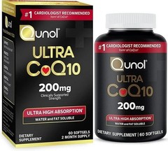 Qunol Coq10 200Mg Softgels, Ultra Coq10 – Ultra High Absorption Coenzyme Q10 Sup