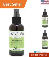 Economical 500 PPM Colloidal Silver | 4 oz Fine Mist Spray for Daily Use