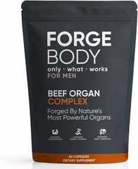 Forgebody Beef Organ Complex Capsules, Grass Fed & Pasture Raised – Total Body