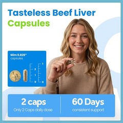 Grass Fed Beef Organ Supplements for Women Liver Kidney Uterus Hormone 120 caps