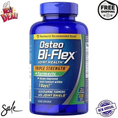 Osteo Bi-Flex Triple Strength with Turmeric – 220 Count Supplement