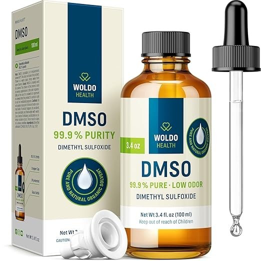 WoldoHealth DMSO 99.9% Pharmaceutical Grade 3.38 oz – FT-IR Verified Dimethyl Su