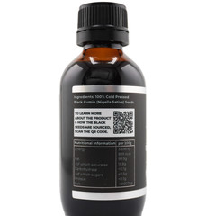 Immortal Health Black Seed Oil 200ml | Cold Pressed | Unfiltered | TQ Certified