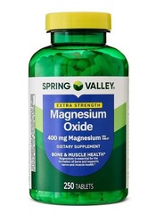 Spring Valley Extra Strength Magnesium Dietary Supplement 400 Mg 250 Count