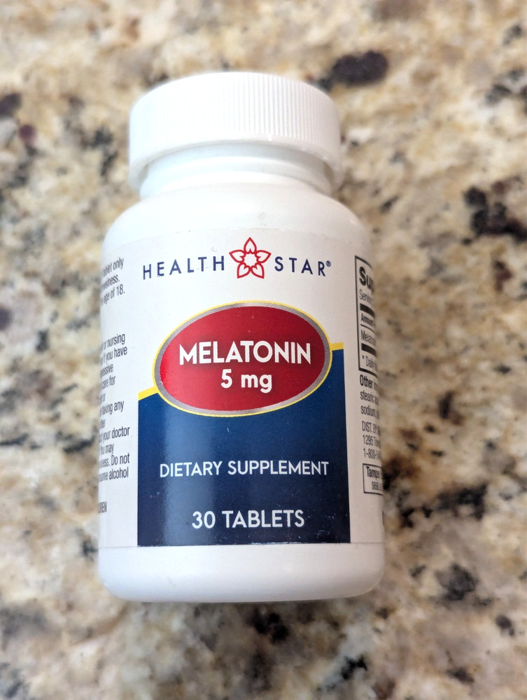 Health Star Melatonin 5mg Supplement 30 tablets exp: 12/2026