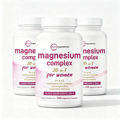 2 packs Micro Ingredients 20-in-1 Magnesium Complex 240 Vegetarian Capsules