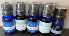 5 Youngevity Essential Oil Blends 10ml Heart GI Perfect Fit Cleanser Breath Life