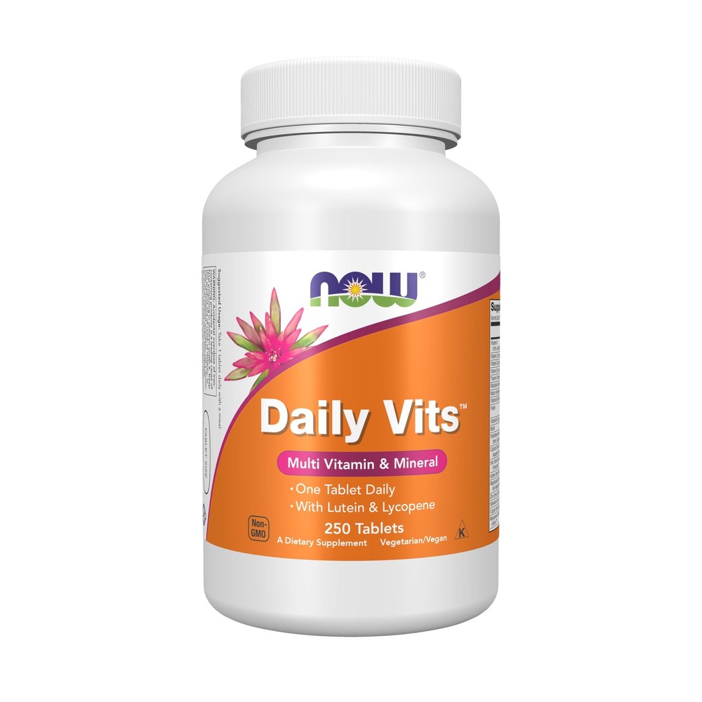 NOW Foods Supplements, Daily Vits™, One Tablet Daily with Lutein Lycopene, …