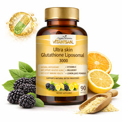 Liposomal Glutathione 3000mg High Absorption Antioxidant + Vitamin C 90 Caps
