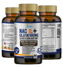 L-Glutathione Amino Acid 90 capsules Healthy Liver, Cell damage 3120 mg total