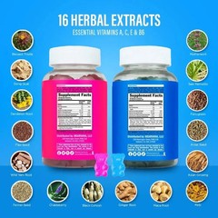 BEARVANA Gummies Combo | Women’s Fitness Support | Berry Multivitamin Herbs