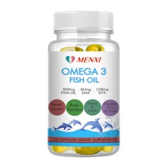 1/2/4x Omega 3 Fish Oil 3600mg Triple Strength EPA & DHA Heart & Brain Health US