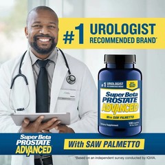 3 Pack_Super Beta Prostate Advanced with Saw Palmetto 120 Capsules Free Shipping