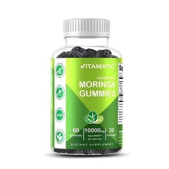 Moringa Oleifera Gummies, Sugar-Free, Antioxidant Support for Daily Vitality