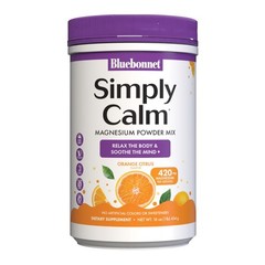 Simply Calm Powder for Stress Relief & Muscle Cramps, Vegan, Gluten-Free, 16oz