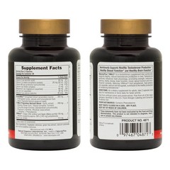 NaturesPlus T Male 60 Vegetarian Capsules Pack of 2 Ginseng Rhodiola
