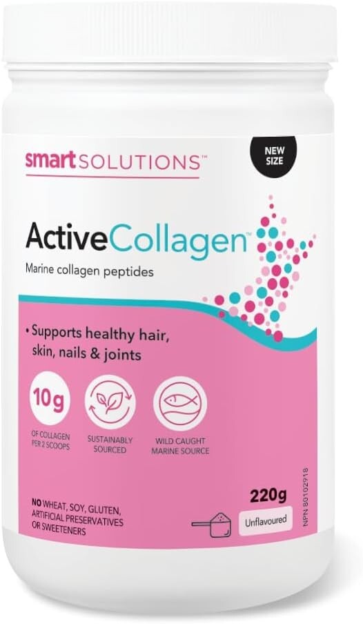 Smart Solutions Active Collagen Powder, Unflavoured, 220g