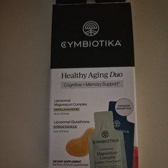 Cymbiotika Healthy Aging Duo NIB 15 ML Cognitive Memory Support Liquid Packets