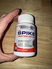 B&B Global Spike Protein Detox 60 Capsules Sealed Exp Jan 2028