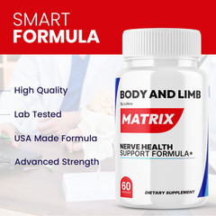 Body and Limb Matrix Capsules For Nerve Health Neuropathy Pills Support (60ct)
