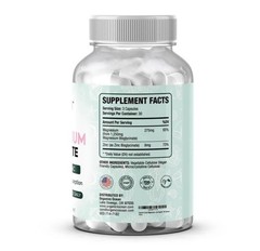 Pure Organic Magnesium & Zinc Glycinate – 2 Pack, 180 Capsules