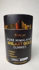 Himiyer Pure Himalayan Shilajit Gold Gummies 60 Count Energy Immunity