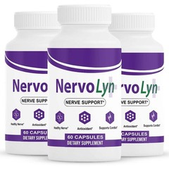 (3 Pack) NervoLyn Capsules, All-Natural Nervo Lyn for Nerve Health Support