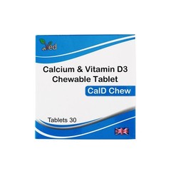 VED Calcium 1000 mg & Vitamin D3 880 IU Chewable Tablet, 30 Tablet,30 Day Supply