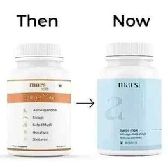 3 x Mars by GHC Surge Max Contains Shilajit Ashwagandha Gokshura FreeShip 60Caps