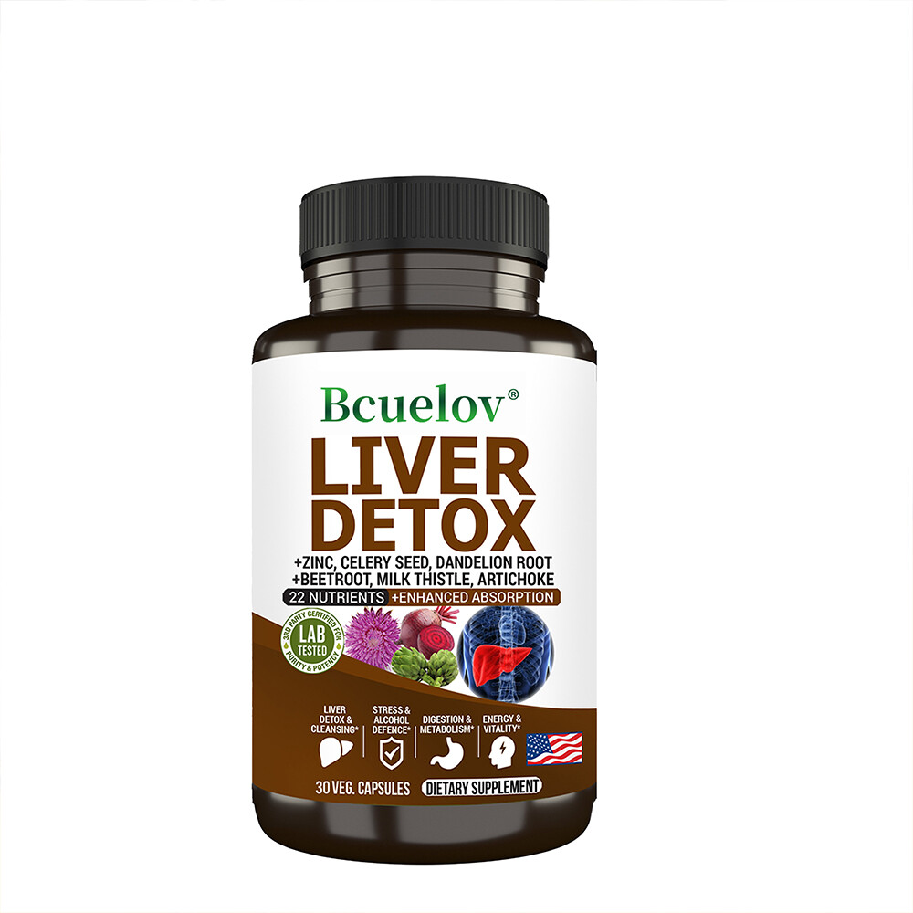 Liver Support, Cleanse, Detox & Repair Formula 22 Herbs Including Milk Thistle