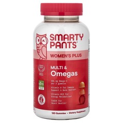 Women’s Plus, Multi & Omegas Gummies, Strawberry, Orange, and Lemon Crème, 120