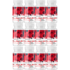 GlucoBio Advanced Blood Support Supplement – 12 Bottles