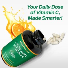 Life’s Fortune Liposomal Vitamin C 2100 mg with Fast Acting Absorption 180 Caps